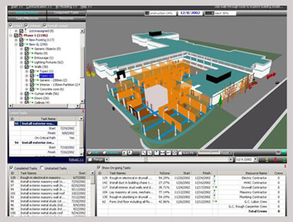 Simulation of Construction Sequence 4D Modeling Services