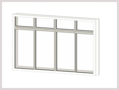 4 Leaf Adjustable Window